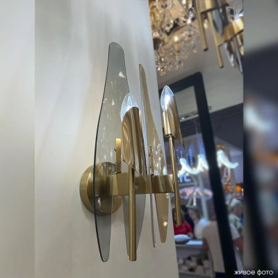 Бра Crystal Lux CASA AP2 BRASS 1350/402