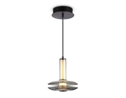 Светильник светодиодный подвесной LH31003 GR/SM серый/дымчатый 10W 3000K 150*150*240