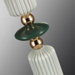 4861/1TC CLASSIC ODL_EX22 203 золотой/раноцветн.керамика/абажур Настольная лампа E27 1*60W 4861/1TC CANDY