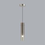 5062/5LA PENDANT ODL24 317 серебристый/дымчатый/металл/стекло Подвес LED 5W 3000K SHINY
