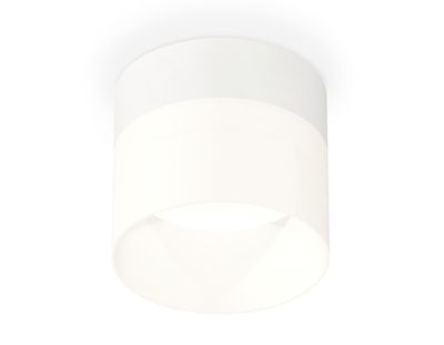 Комплект накладного светильника с акрилом XS8101016 SWH/FR белый песок/белый матовый GX53 (C8101, N8402)