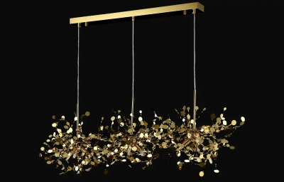 Светильник подвесной Crystal Lux GARDEN SP3х3 L1200 GOLD 1860/209