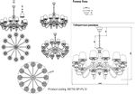 Люстра Crystal Lux BETIS SP-PL12 1210/312