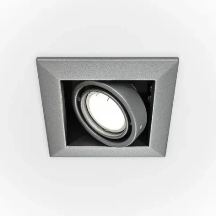 Встраиваемый светильник Металл Модерн / Metal Modern 1*GU10 10 Вт, DL008-2-01-S. TM Maytoni