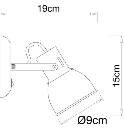 Спот Arte Lamp JOVI A1677AP-1GO, 1хE14