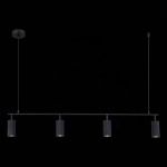SL1213.403.04 Светильник подвесной ST-Luce Черный/Черный GU10 4*5W 4000K