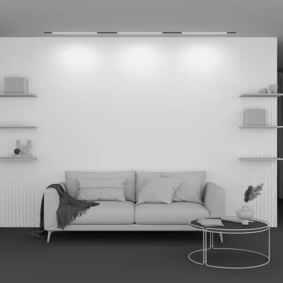 Трековый светильник Базис / Basis Exility 2700K 24Вт 120°, TR030-2-24W2.7K-B. TM Maytoni