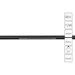 Магнитный трековый светильник Arte Lamp OPTIMA A7266PL-1BK, LED