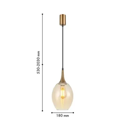 Подвес Dubbel 4360-1P, 1*E27*40W. ТМ F-Promo