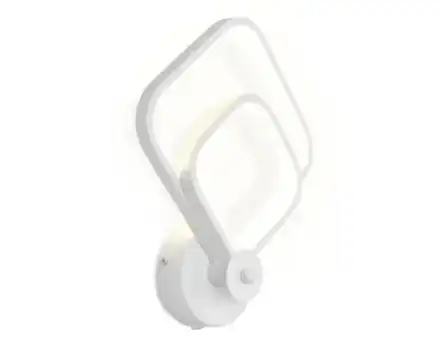 Настенный светодиодный светильник с выключателем FL420 WH белый LED 4200K 20W 280*220*80