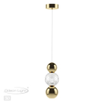 5008/7LA L-VISION ODL23 573 золотой/прозрачный/металл/акрил Подвес LED 7W 4000K 300Лм CRYSTAL