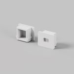 Комплект заглушек (для профиля 16×12) 10 шт., ALM-005-W-EC 642023. TM Maytoni