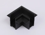 Коннектор угловой для встраиваемого шинопровода под ГКЛ 12,6мм Magnetic 220V GL1040 BK черный 80*80*47 (соединители в комплекте)