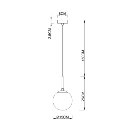 Подвесной светильник Arte Lamp VOLARE A1565SP-1BK, 1хE14