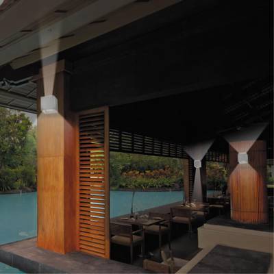 357518 STREET NT18 388 белый Ландшафтный светильник IP54 LED 3000K 6W 220-240V CALLE