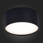ST606.442.12 Светильник потолочный Черный LED 1*12W 4000K 1 080Lm Ra&gt;85 120° IP20 D120xH55 185-265V