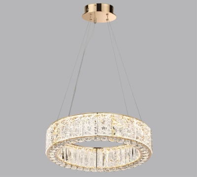 5071/60L HALL ODL24 595 золото/прозрачный/металл/хрусталь/стекло Люстра LED 46W 3700K VERSION
