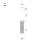 Светильник SP-SPICY-HANG-R70-13W Day4000 (BK, 50 deg, 230V) (Arlight, IP20 Металл, 3 года)