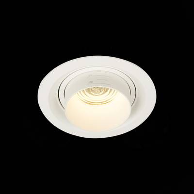 ST701.538.12 Св-к встр. Zoom Белый LED 1*12W 3000K 960Lm Ra90 15°-60° IP20 D115xH95 170-240V