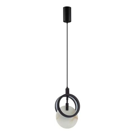 5422/17L HIGHTECH ODL_EX25 083 черный/металл/алебастр Подвес LED 17W 3000K 986Лм MERCURY