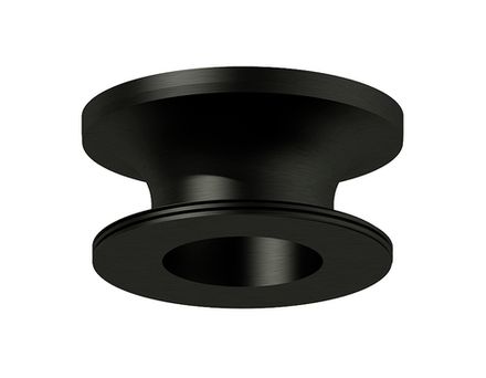Насадка задняя накладная для корпуса светильника с диаметром отверстия D60mm N6902 PBK черный полированный D60*H25mm Out20mm