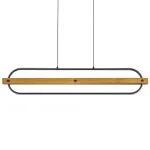 723337 Люстра LODI LED 36W 3240LM ЧЕРНЫЙ/ДЕРЕВО 3000K Lightstar