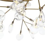 SL411.233.45 Люстра подвесная ST-Luce Золотистый/Прозрачный G4 45*1,5W