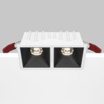 Встраиваемый светильник Alfa LED 4000K 2x10Вт 36°, DL043-02-10W4K-SQ-WB. TM Maytoni