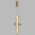 Светильник подвесной Crystal Lux QUASAR SP14W LED AMBER 3790/214