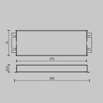 Источник напряжения Triac 24В 300Вт IP 67, 734005. TM Maytoni