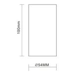 ST110.507.01 Светильник потолочный Мат. белый GU10 1*50W  D54xH100 220V Без ламп