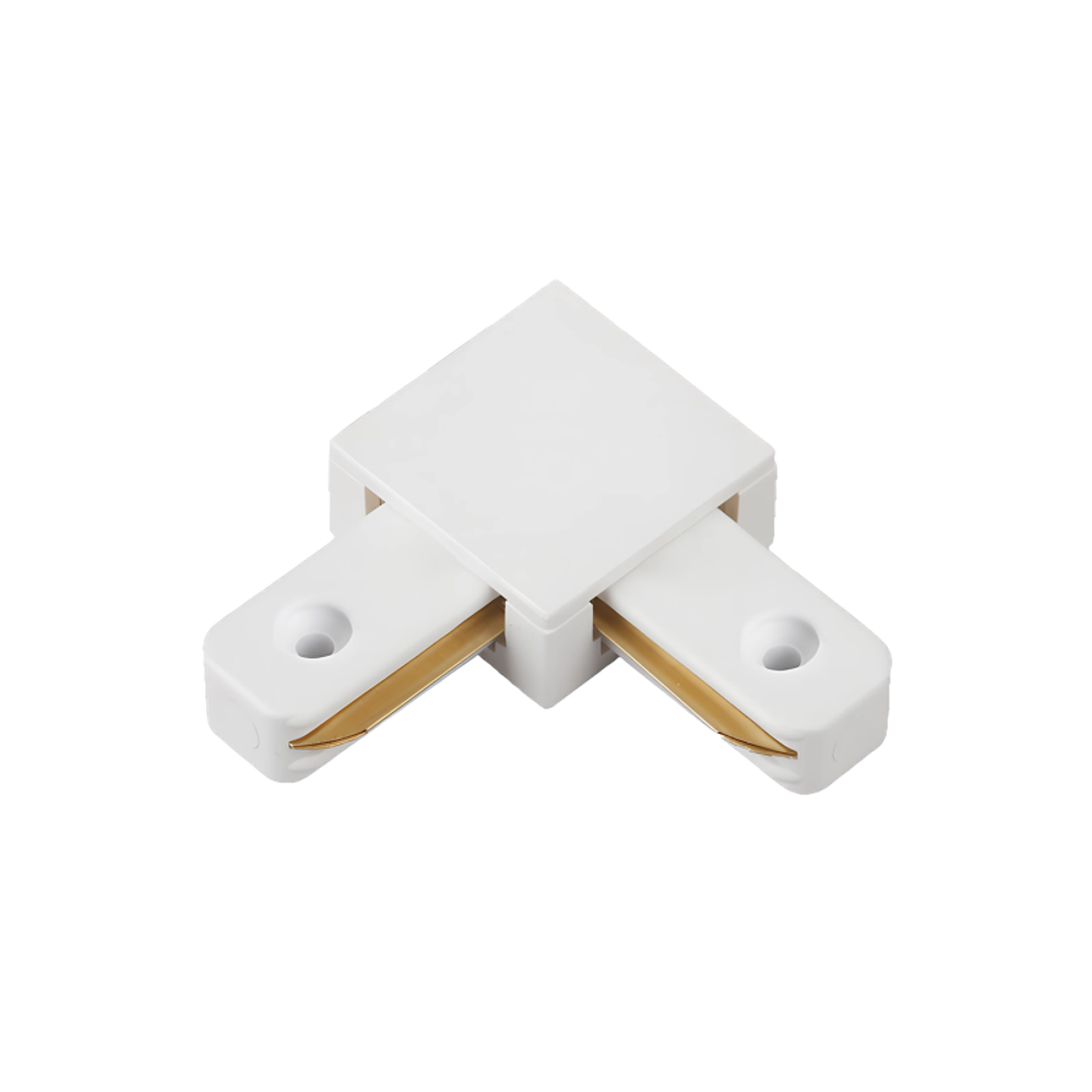 Коннектор L-образный LSB-WH для шинопровода SB бел. IN HOME 4690612060477