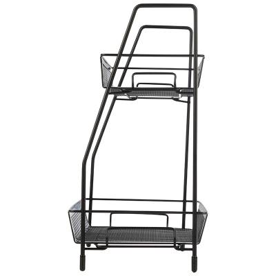 Этажерка настольная двухуровневая L’ordine Nero, 31,5*17*33 см