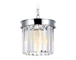 Подвесной светильник с хрусталем TR5101 CH/CL хром/прозрачный E14 max 40W D200*575