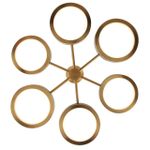 5450/99LA L-VISION ODL_EX26 зеленый/античная бронза/металл/керамика/хрусталь/акрил Подвес LED x 99W 2000К/3000K/4000K/переключ. RIVIERA