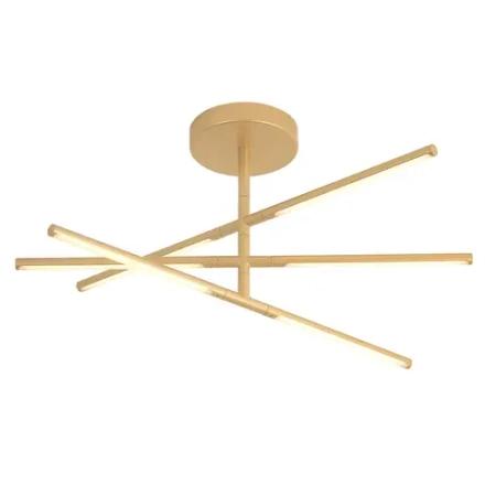 Светильник потолочный Crystal Lux LARGO PL32W D730 GOLD 0781/132