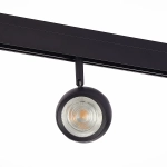 ST355.436.10 Магнитный трековый светильник Черный LED 1*10W 3000K 470Lm Ra>80 36° IP20 L120xW50xH176 48V