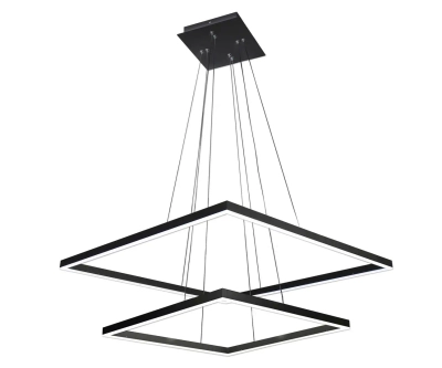 08229,19(4000K) Люстра Альтис черный h200 w80+60 Led 86W (4000K)