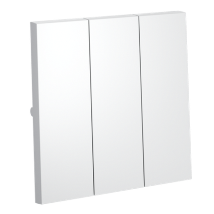 VLS000502 Клавиши для выключателя/переключателя трехклавишного, S70 (белый матовый). (ТМ Maytoni)