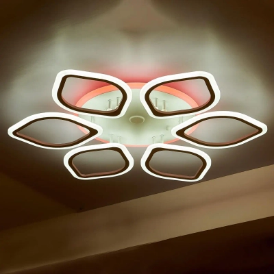 Citilux Ромби Смарт CL236A160E RGB Умная люстра Белая