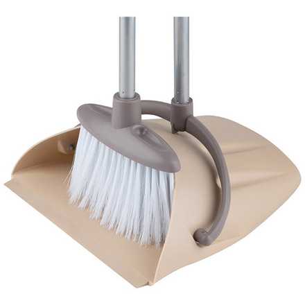 Набор для уборки BROOM: совок откидной и щетка (Минимальная отгрузка 12 шт)