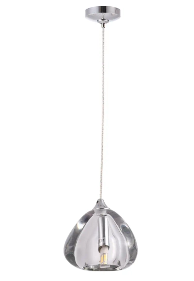Светильник подвесной Crystal Lux VERANO SP1 TRANSPARENT 3712/201