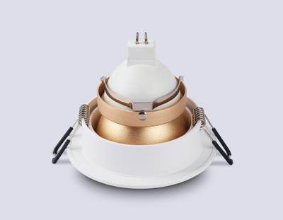 Светильник встраиваемый TN102823 WH/GD белый/золото GU5.3 D92*50
