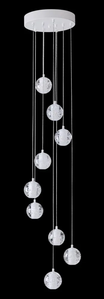 Светильник подвесной Crystal Lux GASPAR SP9 D300 WHITE 1870/309