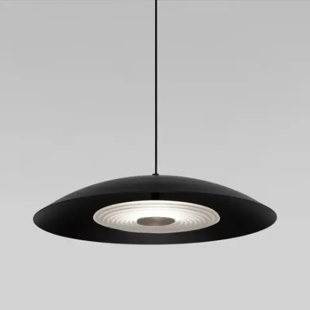 Подвесной светильник с металлическим плафоном 90328/1 черный, LED