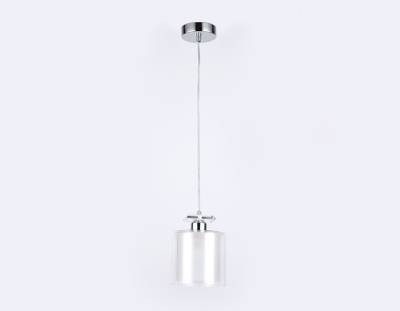 Подвесной светильник со сменной лампой TR3577 CH/CL хром/прозрачный E27 max 40W D150*1025