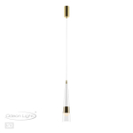 5043/12L L-VISION ODL24 435 глянц.золото/прозрачный/металл/стекло Подвес LED 12W 3000K 1334Лм LUMP