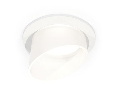 Комплект встраиваемого светильника с акрилом XC6512068 SWH/FR белый песок/белый матовый MR16 GU5.3 (C6512, N6256)