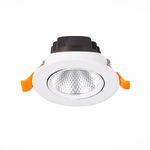 ST211.538.06.24 Св-к встр. Белый LED 1*6W 3000K 480Lm Ra80 24° IP20 D86xH50 220-240V