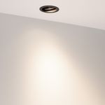 Светильник MS-VORTEX-BUILT-R90-12W Day4000 (BK-BK, 40 deg, 230V) (Arlight, IP20 Металл, 5 лет)